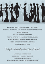 Formal Holiday Friends Invitation