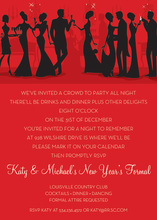 Modern Holiday Friends Invitations