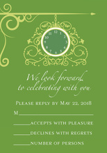 Tick Tock Kiwi RSVP Cards