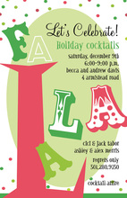 Fa La La! Holiday Invitation