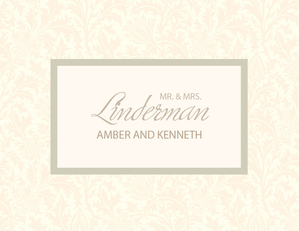 Vintage Creme RSVP Cards