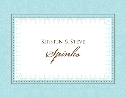 Antique Blue RSVP Cards