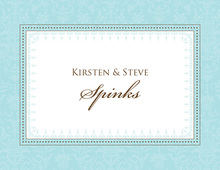 Jacquard Rehearsal Dinner Bali Thank You Cards