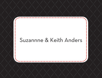 Pin Board Black Red RSVP Cards
