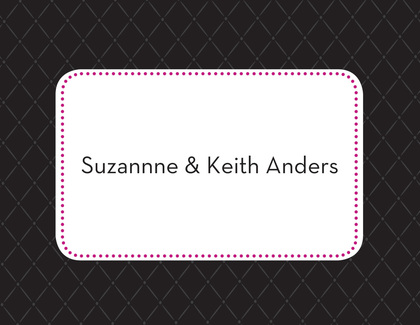 Pin Board Black Pink RSVP Cards