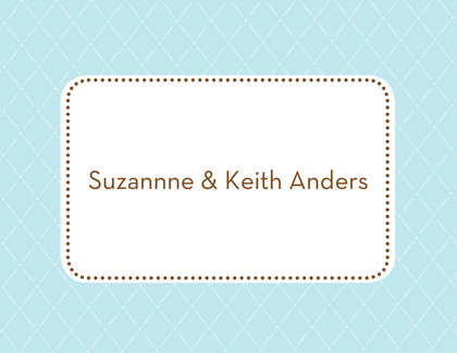 Pin Board Sky Brown RSVP Cards