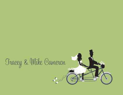 Bike Ride Flirt Thank You Cards