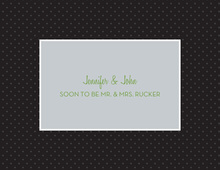 Champagne Black Thank You Cards