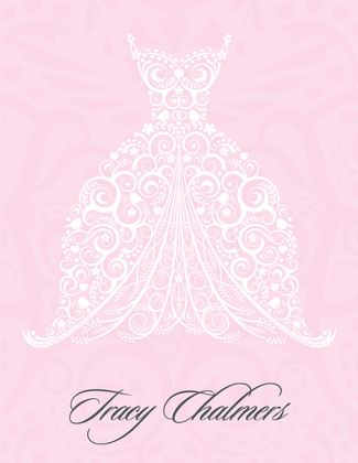 Softly Dress Royal Pink Invitations