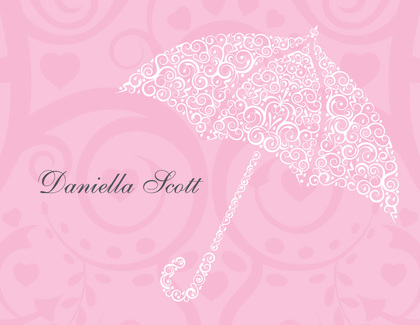 Special Umbrella Bali Thank You Cards