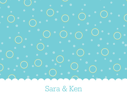 Barbecue Shower Couple Turquoise Invites