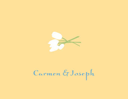 Garden Tools Couple Yellow Invitations