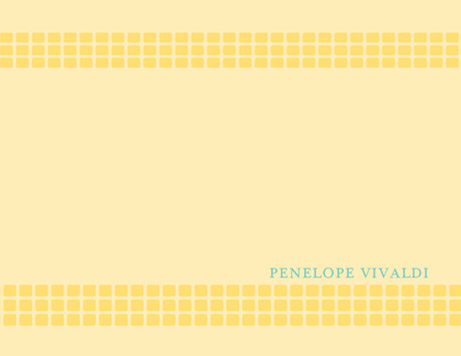 Linen Shower Yellow RSVP Cards