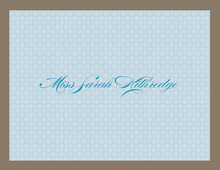 Blushing Bride Blue Thank You Cards