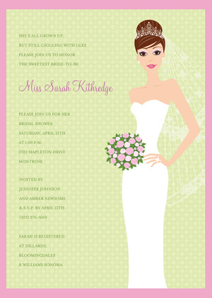 Blushing Bride Blonde Invitation