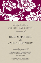 Contemporary Minimalist Floral Invites