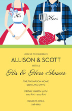 Modern Grill Tailgate Picnic Invitations