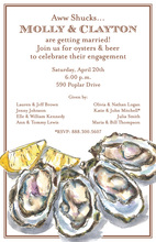 Delicious Oysters Invitation