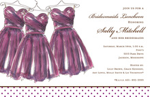 Formal Elegant Maids Invitation