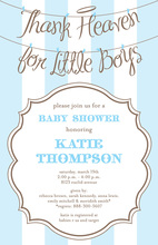 Angel Boys Invitation