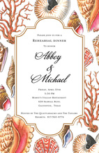 Spectacular Sea Coral Reef Invitations