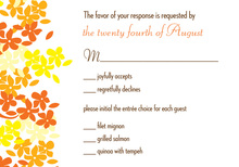 Bright Blooms RSVP Cards