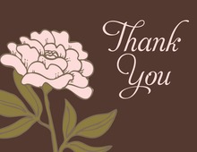 Vintage Carnation Thank You Cards