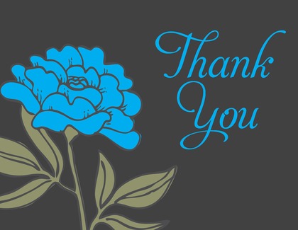 Vintage Carnation Thank You Cards