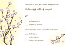 Blossoms Way RSVP Cards