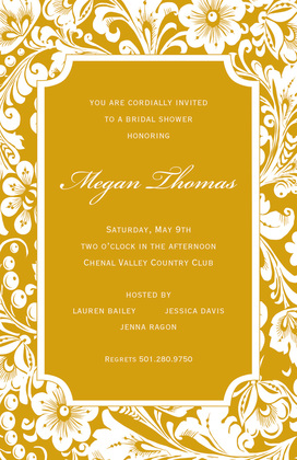 Luxuriant Pink Elegance Invitations