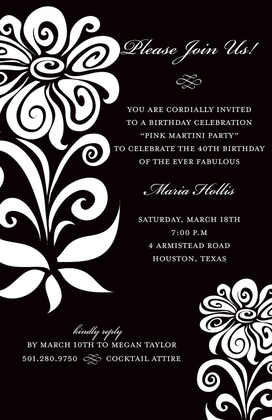 Modern So Sultry Digital Style Invitations