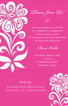 Parlez Pink Digital Style Invitations