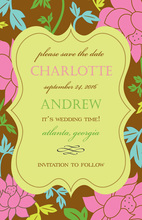 Formal Green Arbor Border Invitation