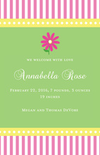 Beautiful Li'l Blossom Invitations