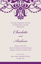 Formal Madame Monogram Invitations