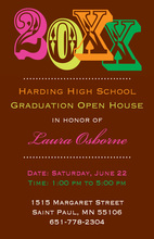 Unique Year Graduation Party Invitations