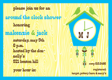 Special Clock Shower Invitations