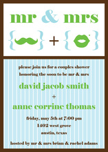 Mr. and Mrs. Shower Invitations