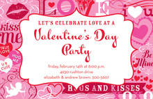 Valentine Feet Gathering Party Invitations