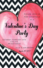 Big Valentine Heart Invitation