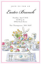 Easter Table Invitations