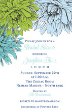 Accented Framed Floral Wash Invitations