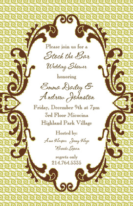 Slightly Teal Invitation