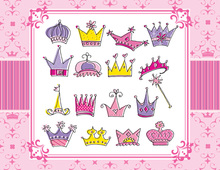 Princess Celebration Birthday Thank You Cards