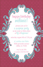 Slightly Teal Invitation