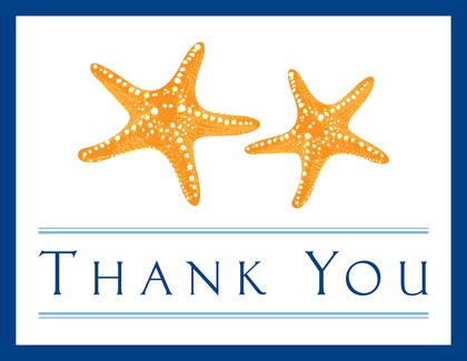 Traditionally Starfish Thank You Cards