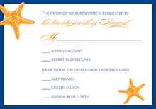 Starfish RSVP Cards