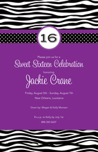 Sweet Sixteen Invitation