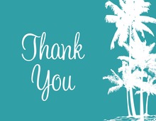 Adorable Cherished Tropics Thank You Cards