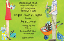 Stylish Jack And Jill Invitation